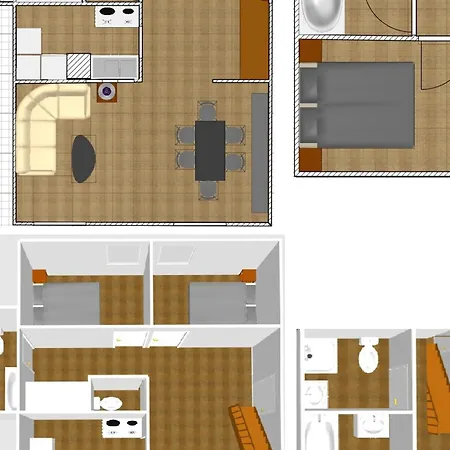 Duplex 5 Pieces A Avec Wifi Et Parking - Fr-1-694-378 * Val-dʼIsère